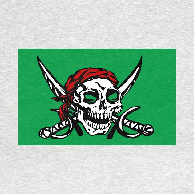 pirate skull by MarkoShirt